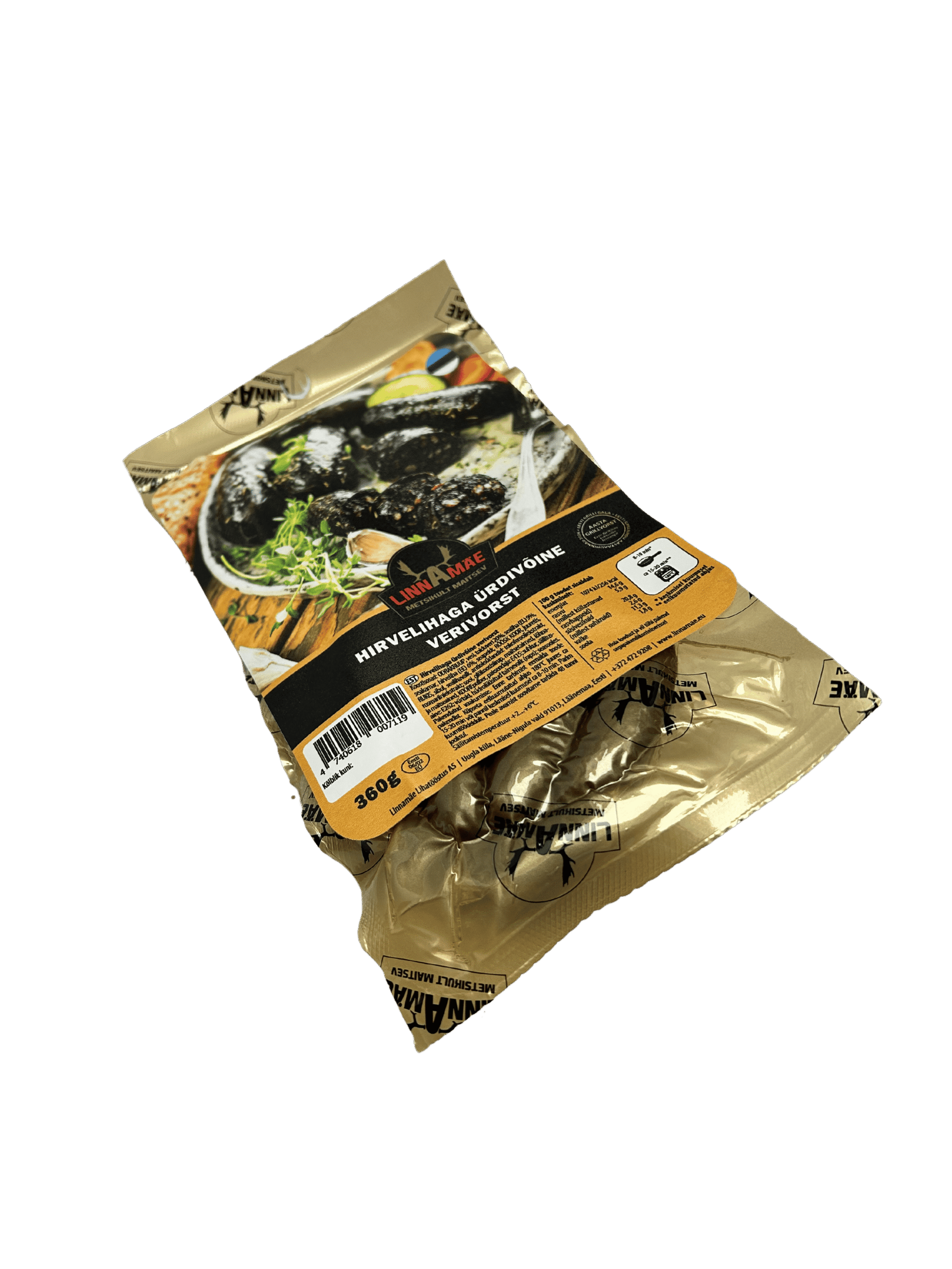 Hirvelihaga ürdivõine verivorst 360g