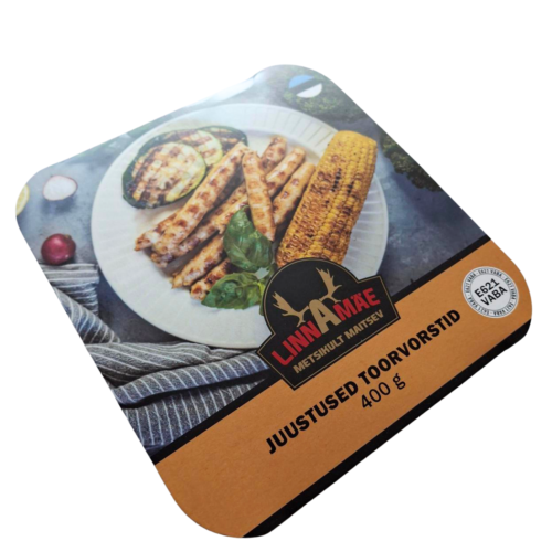 Juustused toorvorstid 400g